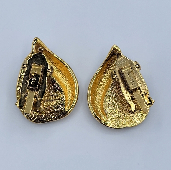 Vintage Butler Earrings Abalone #2299 - Picture 7 of 14